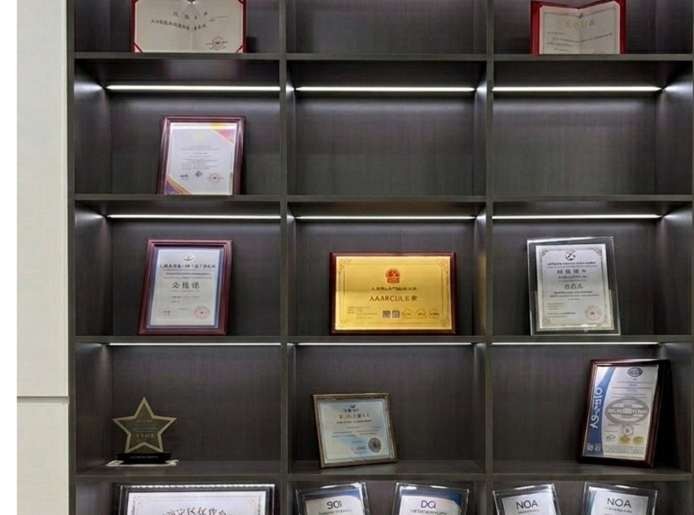Certificates and project documentation